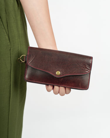 Bolso de mano de cuero Sumud Juzdan