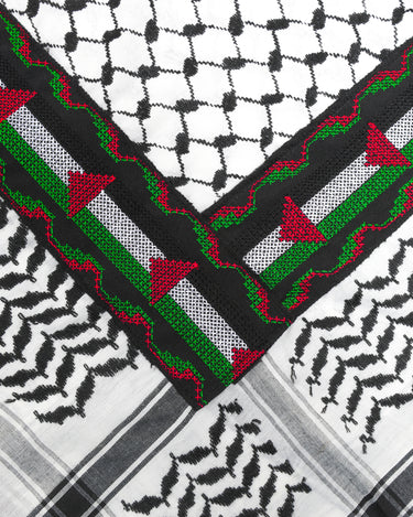 Palestina Bordada Hirbawi® Kufiya