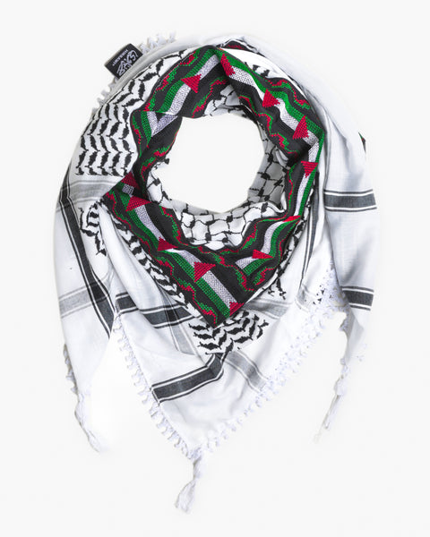 Palestine Embroidered Hirbawi® Kufiya | Official Store from