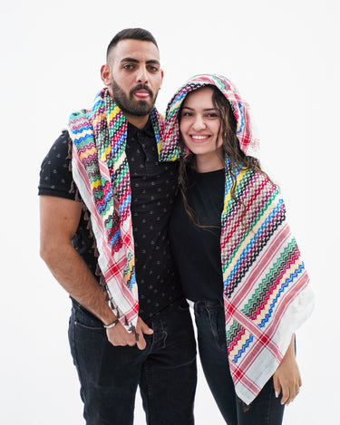Rainbow Hirbawi® Kufiya