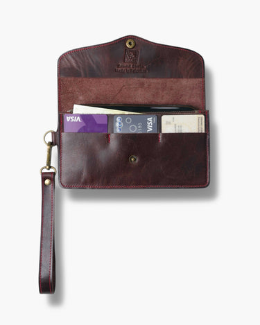 Bolso de mano de cuero Sumud Juzdan