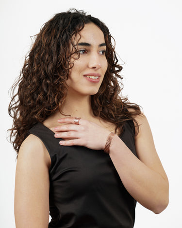 Pulsera Kufiya de cobre Sumud