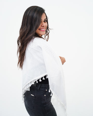 Kufiya Hirbawi® blanca