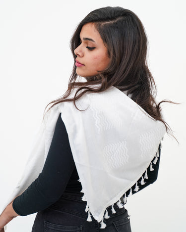 Kufiya Hirbawi® blanca